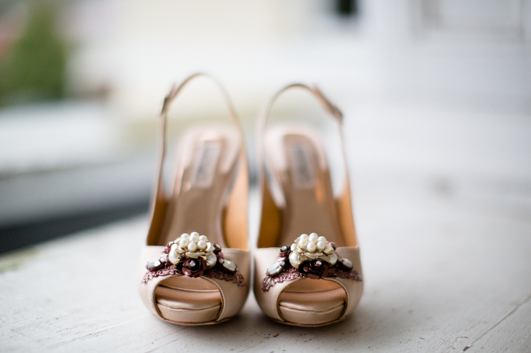 wedding shoes at tupper manor