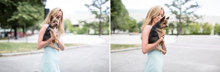 boston college campus engagement photos