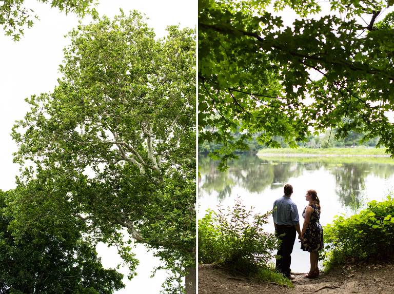 smith college engagement photo