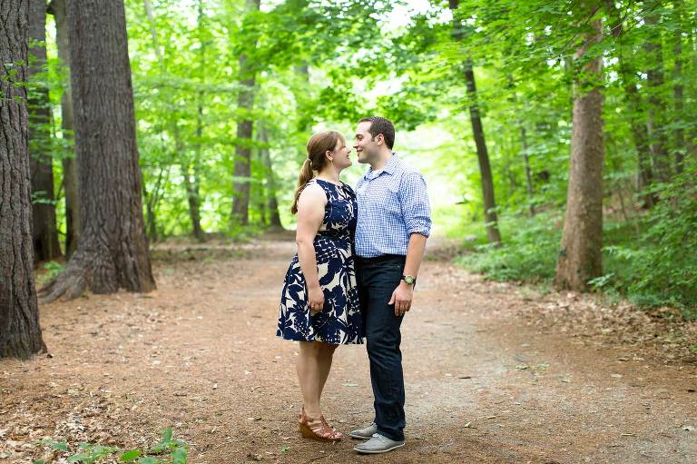 smith college engagement photo