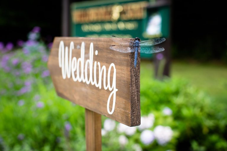 rustic wedding sign