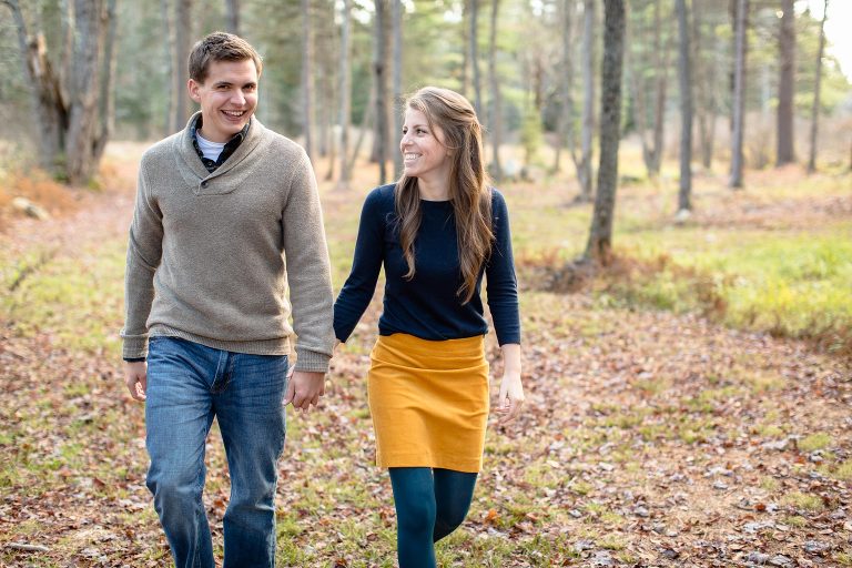 fall engagement session