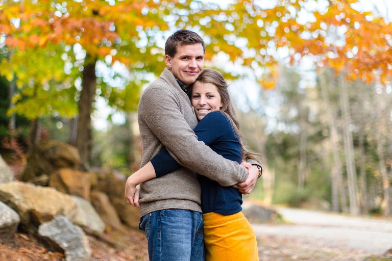 fall engagement session